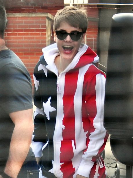 Justin Bieber in a onesie
