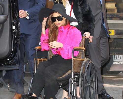 Lady Gaga In A Wheelchair