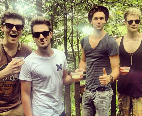 Lawson spend some time out in Singapore