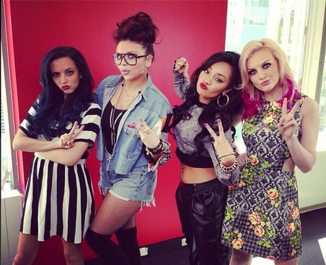 Little Mix share a snap during their US stay
