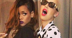 Amber Rose and Rihanna