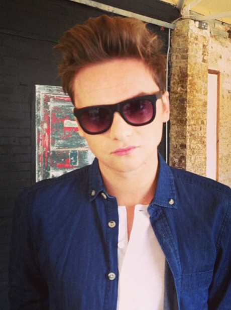 Conor Maynard wearing glasses