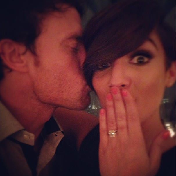 Frankie Sandford Engagement ring