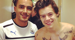 Harry Styles and Danny Simpson