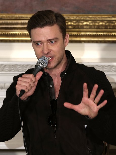 Justin Timberlake at the white house