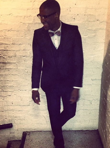Labrinth wearing a suit