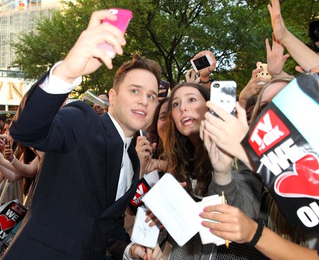 Olly Murs with fans in Australia