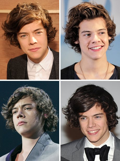 Harry Styles - Curly hair