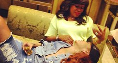 Rihanna and her mum from Instagram