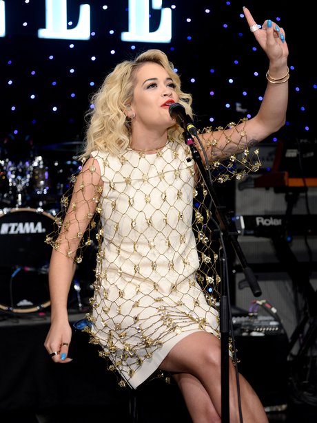 Rita Ora performs onstage