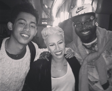 Rizzle Kicks and Emeli Sande at her concert