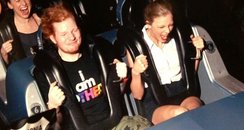 Ed Sheeran anf Taylor Swift rollercoaster
