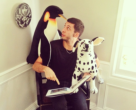 Example with a penguin and dog