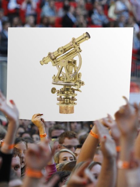 gold telescope