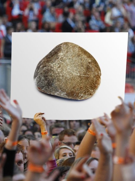 circular rock