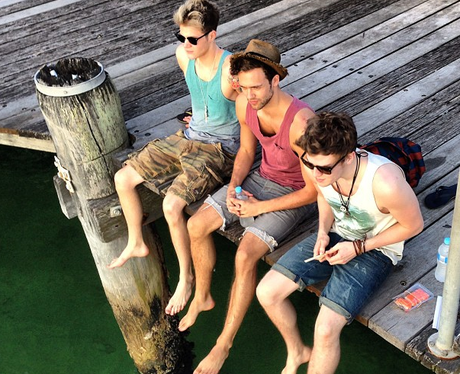 Lawson hanging out in Sydney
