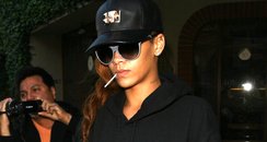 Rihanna leaves a doctor's office 