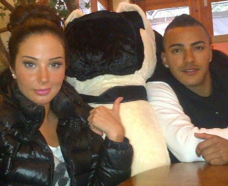 Tulisa and Dannny Simpson at Alton Towers