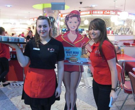 Gillies and Emily at Ed's Easy Diner
