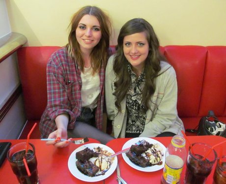 Gillies and Emily at Ed's Easy Diner