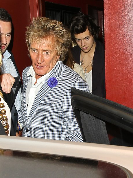 Harry Styles and Rod Stewert