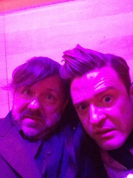 justin timberlake and ricky gervais