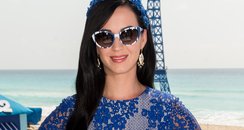 Katy Perry promoting The Smurfs 2