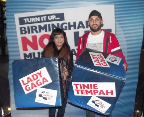 Our Street Stars were giving away Nando's vouchers
