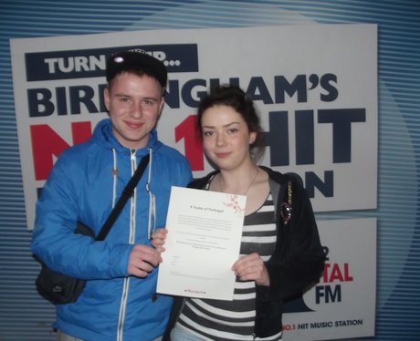 Our Street Stars were giving away Nando's vouchers