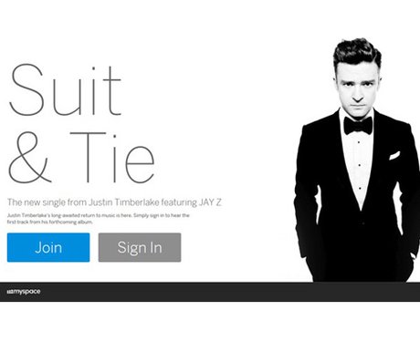 Justin Timberlake Promoting MySpace