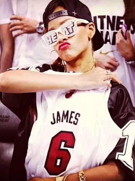 Rihanna baskteball costume