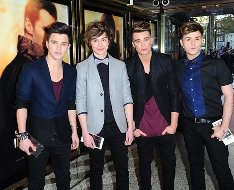Union J arriving for the premiere of Star Trek