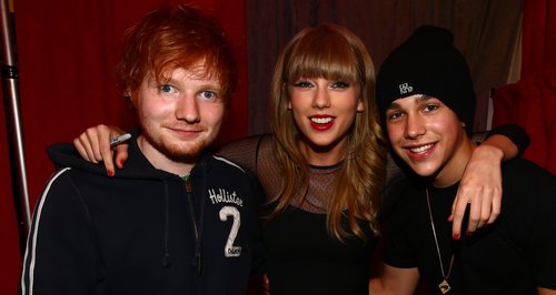  Ed Sheeran, Taylor Swift, and Austin Mahone