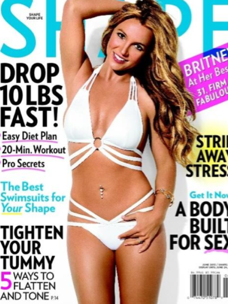 Britney Spears covers Shape magazine