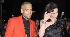 Chris Brown with mystery female