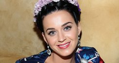 Katy Perry wearing a flower headband