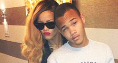 Rihanna with her brother