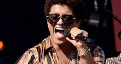 Bruno Mars on stage