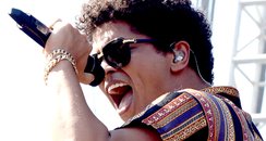 Bruno Mars on stage