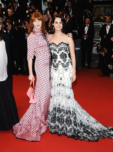 Florence Welch and Lana Del Ray at the cannes Film Festival