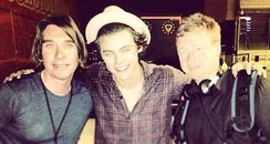 Harry Styles with film crew from Instagram