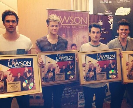 Lawson celebrate their debut album going gold