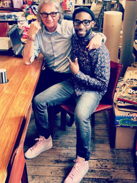 Tinie Tempah and Paul Smith