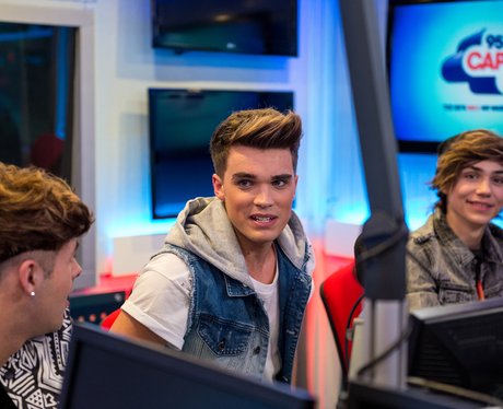 Union J's Josh in Capital studio