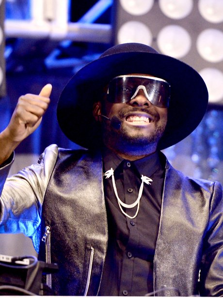 Will.i.am on stage