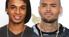 Aston Merrygold and Chris Brown