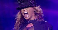 Beyonce performs on her Mrs Carter tour