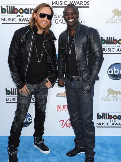 David Guetta and Akon Billboard Music Awards 2013