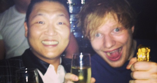 psy and ed sheeran