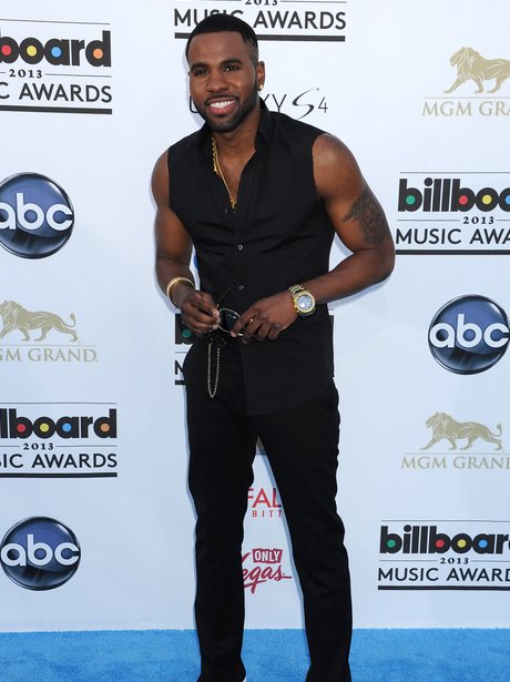 Jason Derulo looked in good health on the red carpet following recovery ...